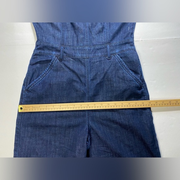 Vintage 80s American Eagle Jumpsuit Romper Jeans - Picture 5 of 7